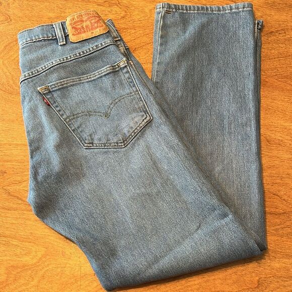 Levi's Blue Straight Jeans Classic Style - Picture 7 of 8